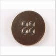 Silver Matte Nickel Metal Coat Button - 32L/20mm