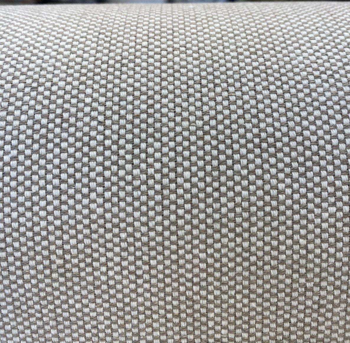 Sunbrella Bowie Basket Cannoli Solution Dyed Acrylic Fabric - Natural Textured Solid, 56" Width (1 Yard)