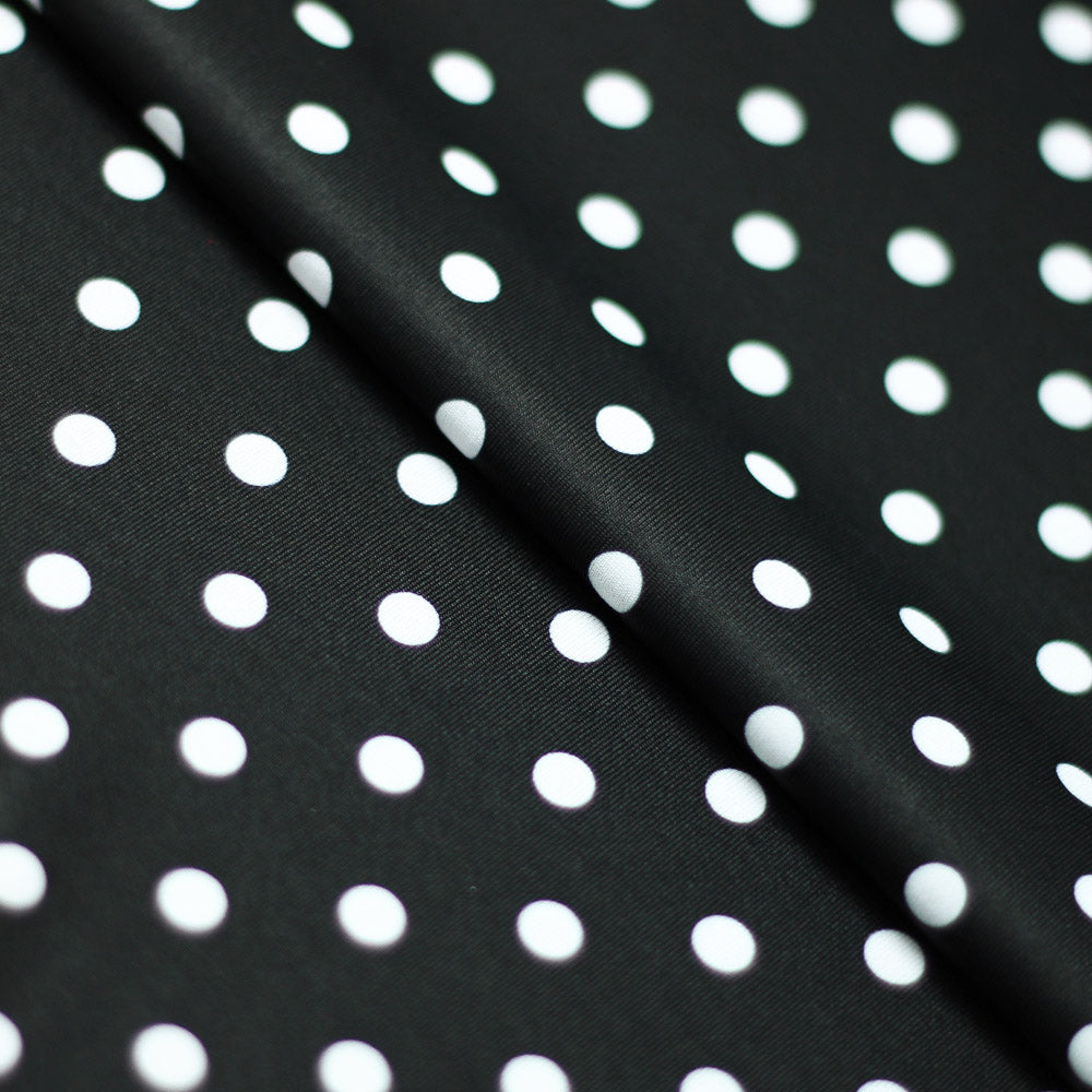Dippin Dotz Poly Spandex Fabric - Small Polka Dots, Multiple Colors, 58/60" Width (1 Yard)