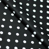 Dippin Dotz Poly Spandex Fabric - Small Polka Dots, Multiple Colors, 58/60" Width (1 Yard)