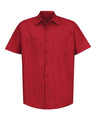 Red Kap Men's Tall Industrial Short Sleeve Work Shirt
