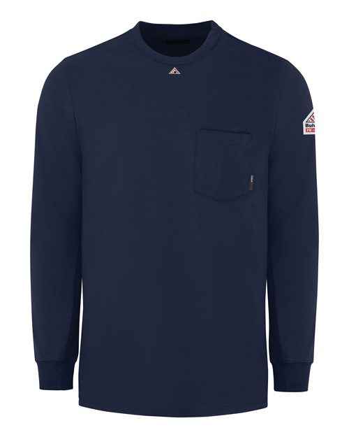Bulwark Men's Flame-Resistant Knit Long Sleeve T-Shirt