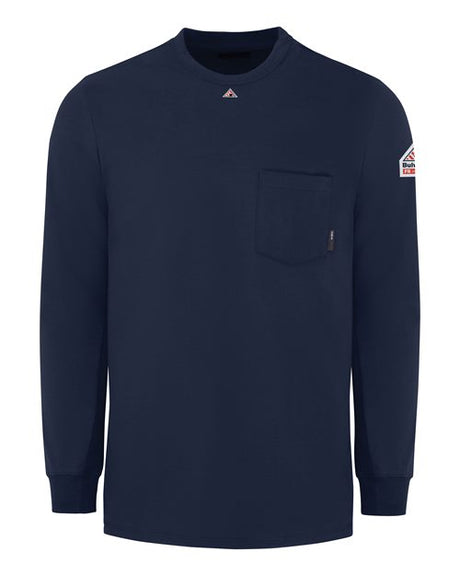 Bulwark Men's Flame-Resistant Knit Long Sleeve T-Shirt