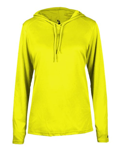 Badger Women's B-Core Long Sleeve Hooded T-Shirt