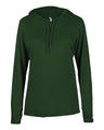 Badger Women's B-Core Long Sleeve Hooded T-Shirt