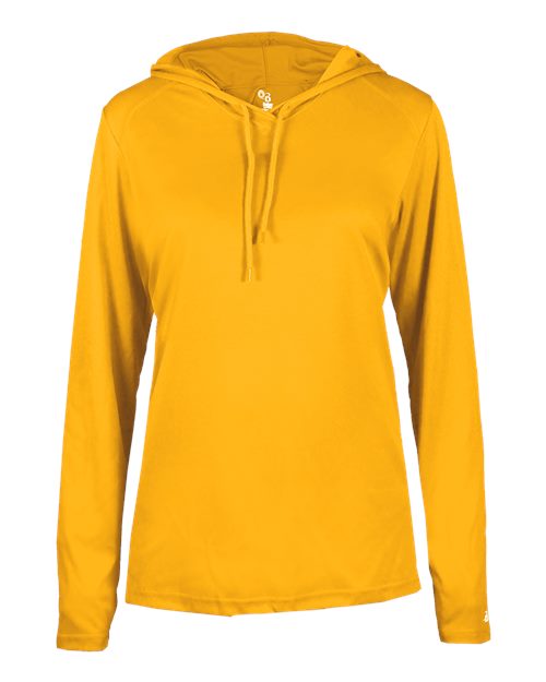 Badger Women's B-Core Long Sleeve Hooded T-Shirt