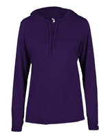 Badger Women's B-Core Long Sleeve Hooded T-Shirt