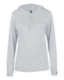 Badger Women's B-Core Long Sleeve Hooded T-Shirt