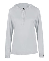 Badger Women's B-Core Long Sleeve Hooded T-Shirt