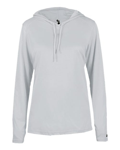 Badger Women's B-Core Long Sleeve Hooded T-Shirt
