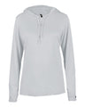 Badger Women's B-Core Long Sleeve Hooded T-Shirt