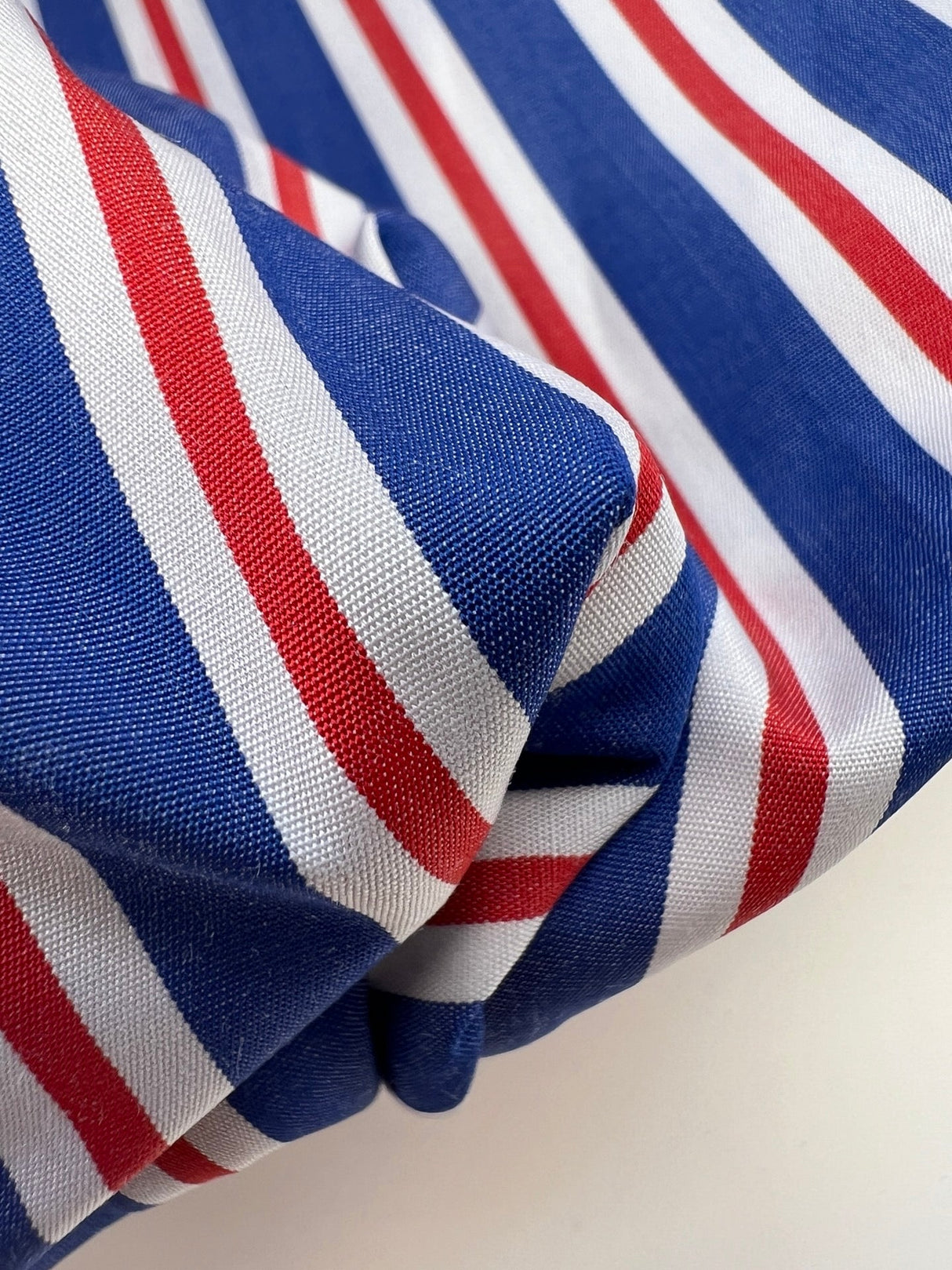 Cotton Poplin Blue Striped