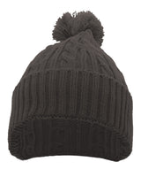 Cable Knit Pom-Pom Beanie