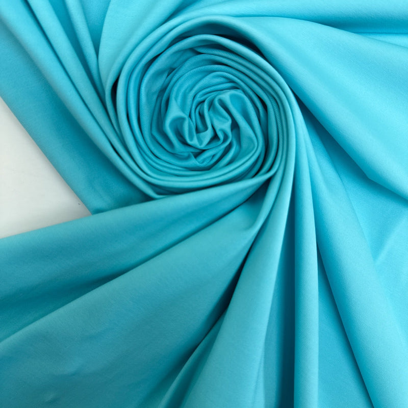 Polyamide Elastane Knitted Fabric Blue