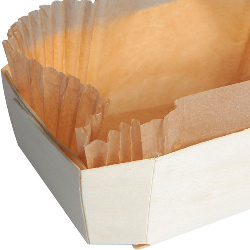 PacknWood Wooden Baking Mold, 7.5" x 4" x 2.1" - Case of 80