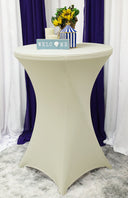 Cocktail Spandex Fitted Table Cover 220 GSM Heavyweight Stretch