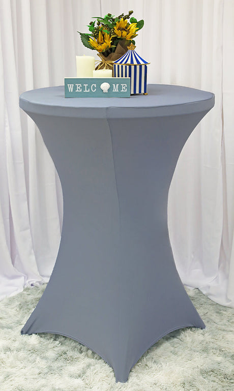 Cocktail Spandex Fitted Table Cover 220 GSM Heavyweight Stretch