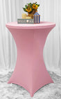 Cocktail Spandex Table Cover 30x42 Pink