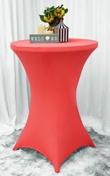 Cocktail Spandex Fitted Table Cover 220 GSM Heavyweight Stretch