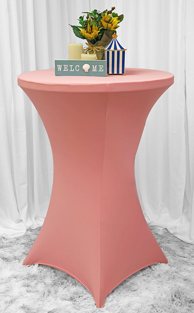 Heavy Duty 220 GSM Elastic Spandex Cocktail Table Cover