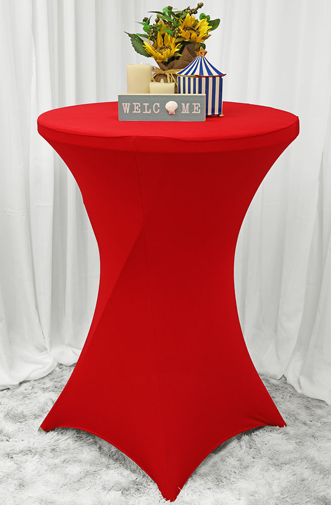 Heavy Duty 220 GSM Elastic Spandex Cocktail Table Cover