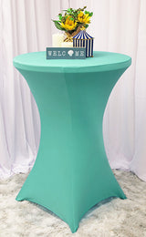 Cocktail Spandex Fitted Table Cover 220 GSM Heavyweight Stretch