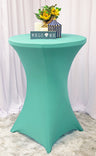 Deluxe 220 GSM Stretch Cocktail Table Cover for Events & Parties