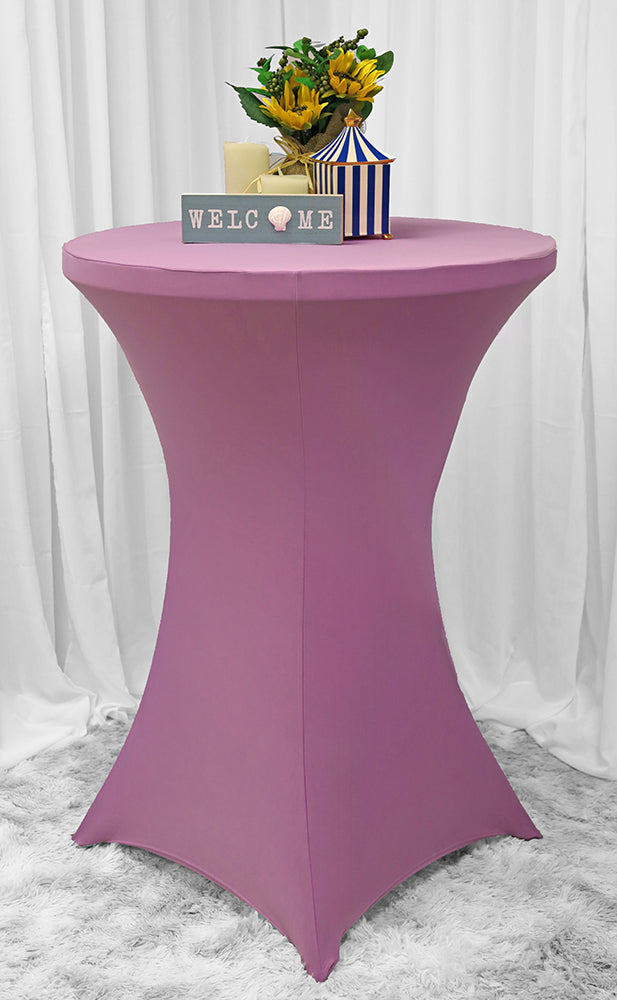 Heavy Duty 220 GSM Elastic Spandex Cocktail Table Cover