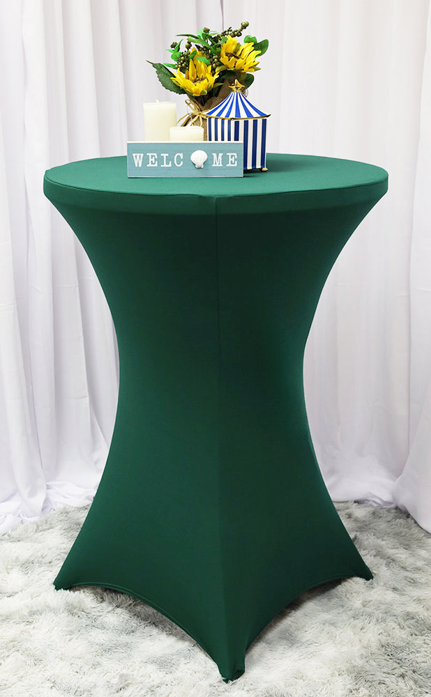 Cocktail Spandex Table Cover 36x42 Jade