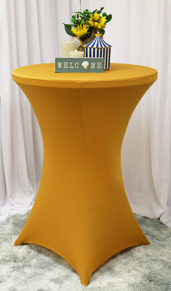 Cocktail Spandex Table Cover 220 GSM Stretch Fitted