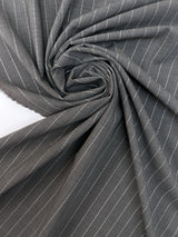Virgin Wool Striped Suit Fabric
