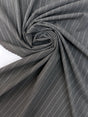 Virgin Wool Striped Suit Fabric