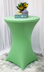 Cocktail Spandex Table Cover 36x42 Sage Green