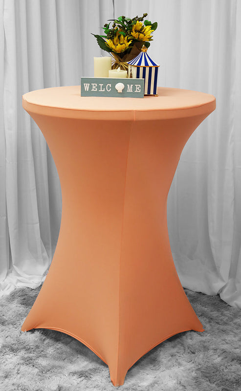 Heavy Duty 220 GSM Elastic Spandex Cocktail Table Cover