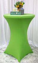 Deluxe 220 GSM Stretch Cocktail Table Cover for Events & Parties
