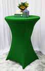 Cocktail Spandex Table Cover 36x42 Emerald Green