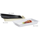 G. E. T. Melamine Food Pan Full Size Insert Pan, 13" x 21" x 2.5" Deep, Black