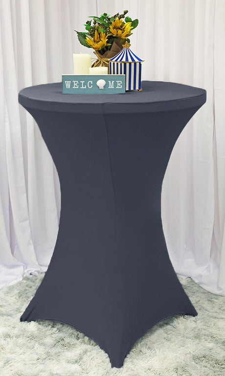 Heavy Duty 220 GSM Elastic Spandex Cocktail Table Cover