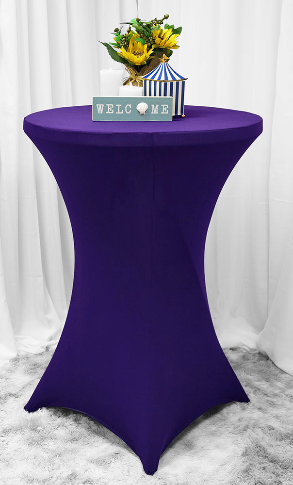 Heavy Duty 220 GSM Elastic Spandex Cocktail Table Cover
