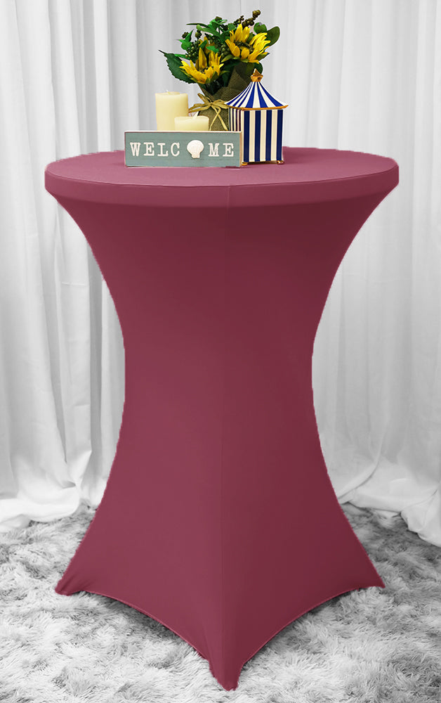 Cocktail Spandex Table Cover 220 GSM Stretch Fitted