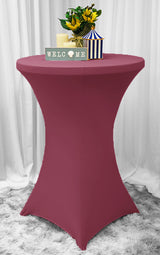 Cocktail Spandex Table Cover 220 GSM Stretch Fitted