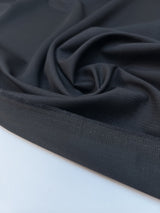 Wool Viscose Elastane Suiting Fabric Black Purple