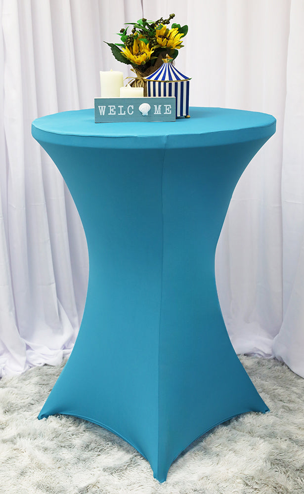 Heavy Duty 220 GSM Elastic Spandex Cocktail Table Cover