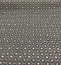 Charcoal Silver Diamond Chenille Upholstery Fabric - Charcoal Silver Diamond Pattern, 56" Width (1 Yard)