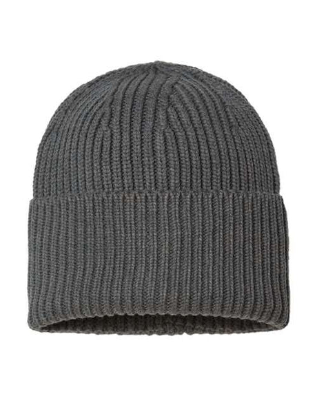 Atlantis Headwear OAK Sustainable Chunky Rib Cuffed Beanie