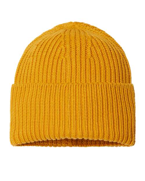 Sustainable Chunky Rib Cuffed Beanie