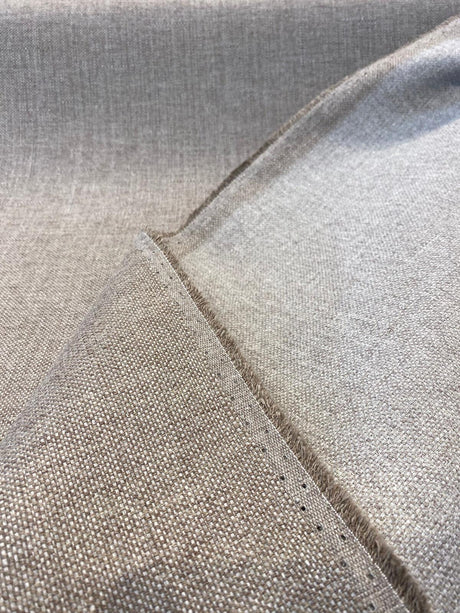 Sunbrella Verona Mushroom Solution Dyed Acrylic Fabric - Solid Mushroom, 56" Width (By The Yard)