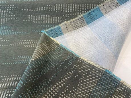 Sunbrella Acrylic Fabric - West Valley Green Touchdown, Green With Hints Of Green And Blue, 54" Width (1 Yard)