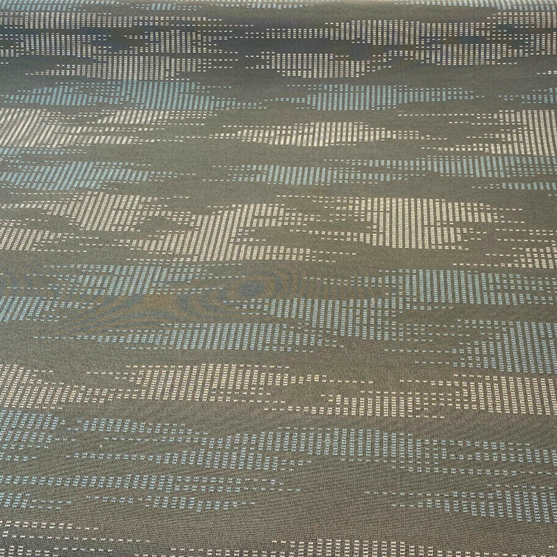 Sunbrella Acrylic Fabric - West Valley Green Touchdown, Green With Hints Of Green And Blue, 54" Width (1 Yard)