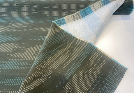 Sunbrella Acrylic Fabric - West Valley Green Touchdown, Green With Hints Of Green And Blue, 54" Width (1 Yard)